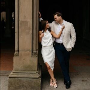 Elliott Camo White Dress